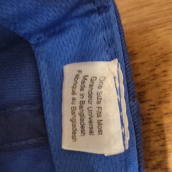 Unique Bass Pro Shops Snapback Blue Hat Red Gray Embroidered Flames & Stars RARE - Picture 7 of 8